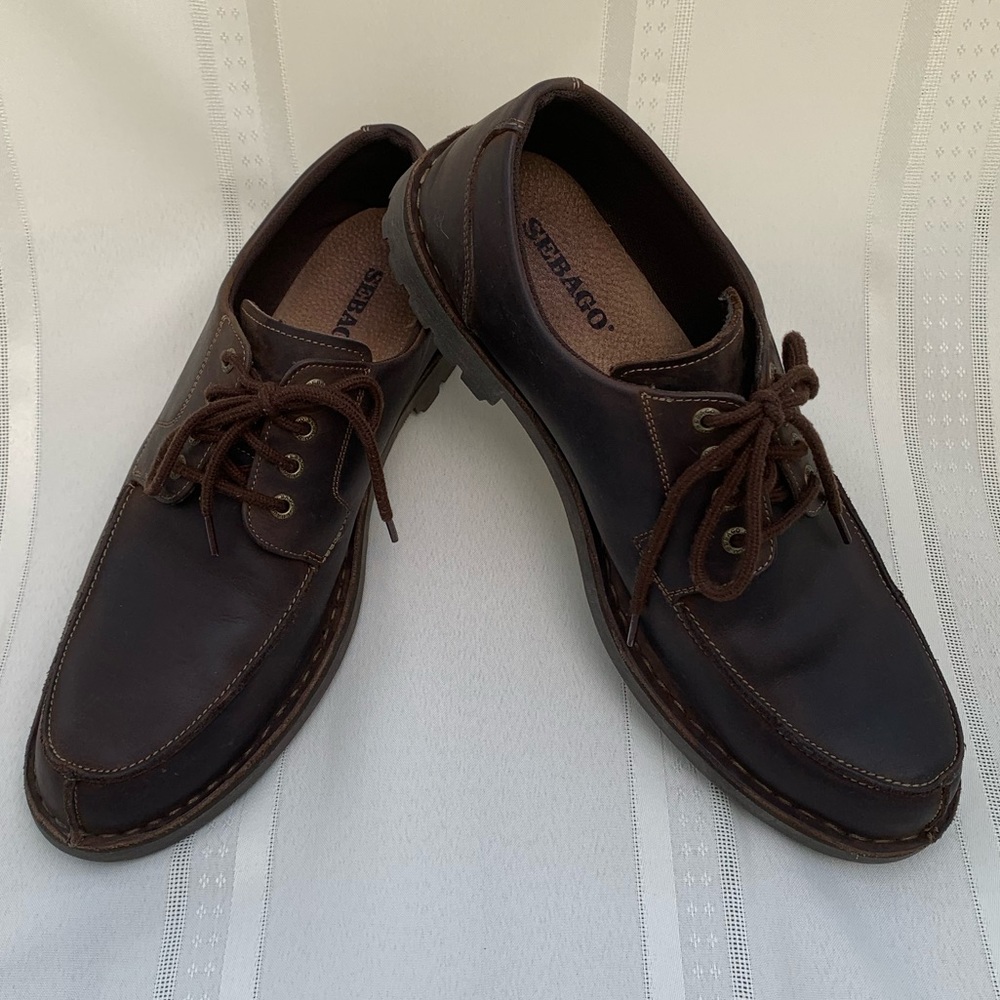 Sebago Split Toe Metcalf Algonquin Brown shoes